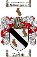 Tackett Family Crest Tackett Coat of Arms - Tradebit