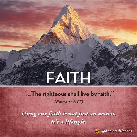 Using our faith is not just an action, it's a lifestyle! | Faith, Bible words, Bible truth