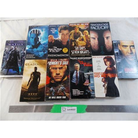 (10) VHS - Matrix, Face off, 8mm, Travolta, Ford, Cage - Bodnarus ...