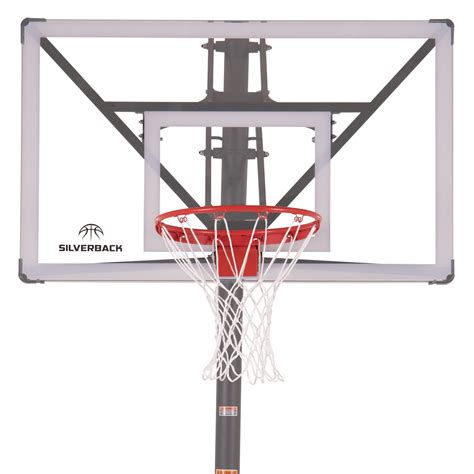 Silverback SBX 54" In-Ground Basketball Hoop with Adjustable-Height Backboard - Walmart.com ...