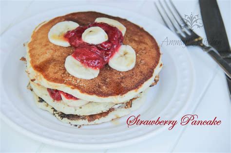 Strawberry Pancakes | Indian Food Recipes | Ammaji Kitchen