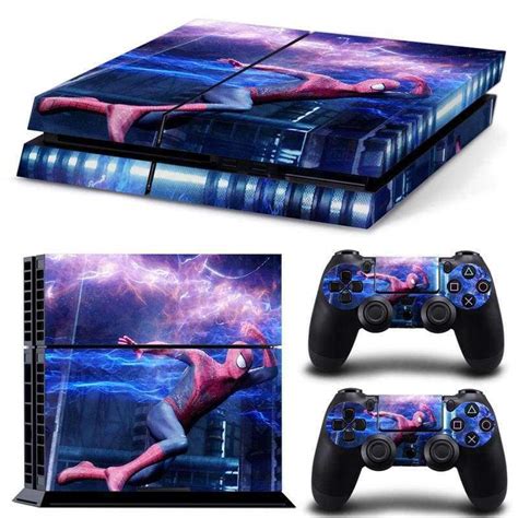 Spiderman PS4 Skin Sticker Decal - ConsoleSkins.co