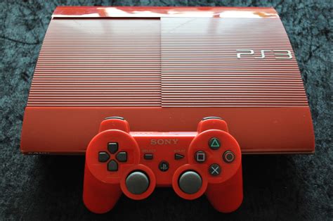 Playstation 3/PS3 Limited Edition 500GB Super Slim Red Console ...