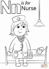 N Is For Nurse coloring page  Free Printable Coloring Pages sketch template