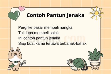 34 Contoh Pantun Jenaka 4 Baris, Struktur, dan Maknanya