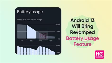 Android 13 update will get revamped battery usage page - Huawei Central