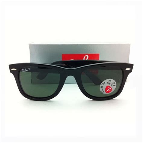 Ray-Ban Polarized Sunglasses RB 2140 901/58 50-22 WAYFARER Black : ShoppersBD
