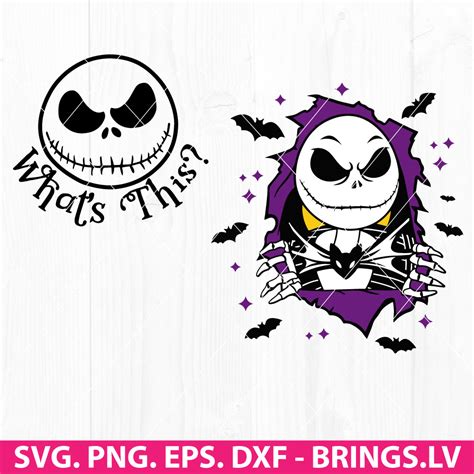 Jack Skellington SVG, Nightmare Before Christmas SVG, Halloween SVG ...