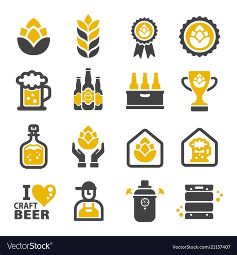 Craft beer icon Royalty Free Vector Image - VectorStock