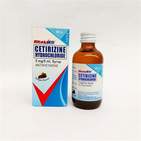 RITEMED CETIRIZINE SYRUP 60ML - Iloilo Supermart Online- Aton Guid ini!