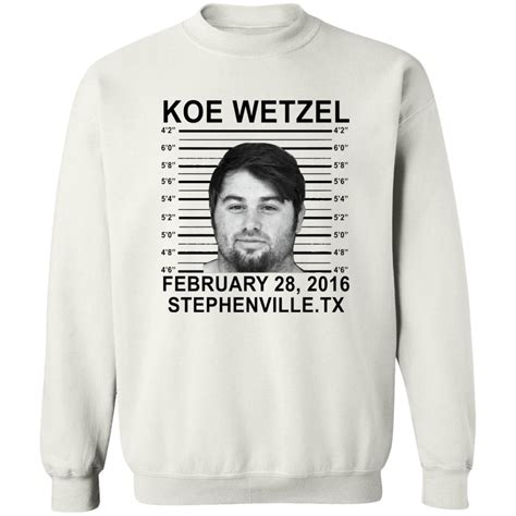 Koe Wetzel Mugshot Shirt | Teedragons.com - TeeDragons