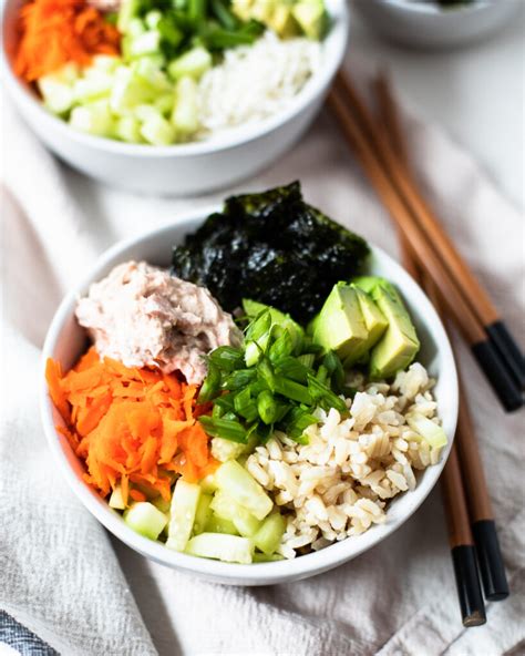 Tuna Sushi Bowls (Perfect For Meal Prep!) – Fit Mama Real Food