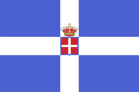 Flags of the Kingdom of Greece if it was under the House of Savoy : r ...