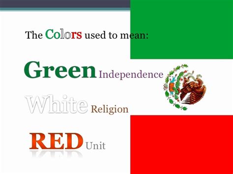 Mexican Flag Color Represent