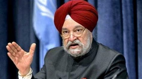 Urban affairs minister Hardeep Singh Puri says no trees will be cut for ...