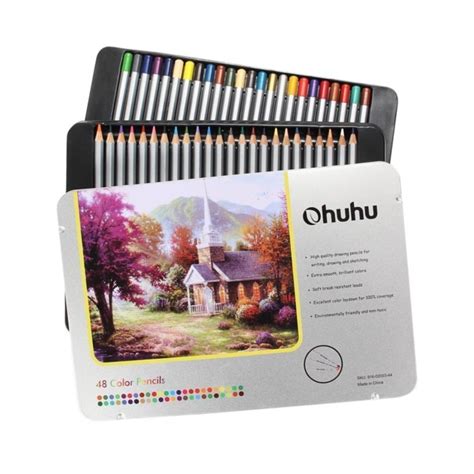 Ohuhu 48-piece Colored Pencil Set with Tin Case - Kids Activities | Saving Money | Home ...