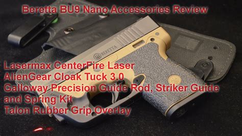 Beretta Nano accessories review. - YouTube