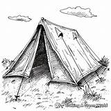 Tent Coloring Pages  Free & Printable sketch template