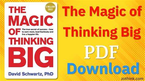 The Magic of Thinking Big PDF Download | The Magic of Thinking Big ...