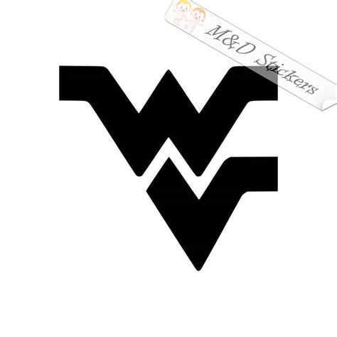 WVU West Virginia University Logo (4.5" - 30") Vinyl Decal in Differen ...