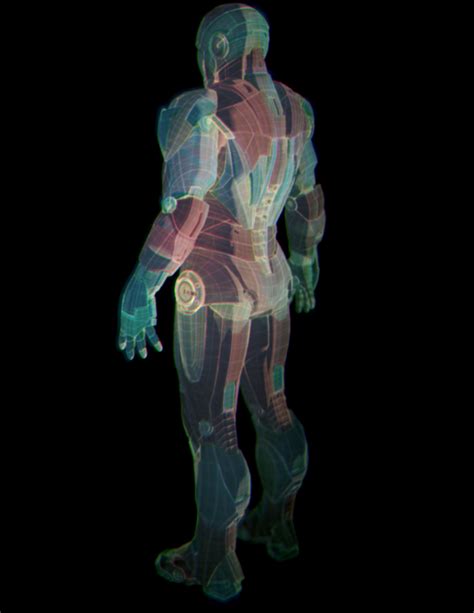 IRON MAN II "Hologram Armor Suit Development" on Behance