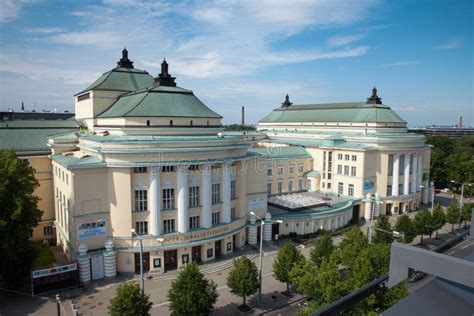 Estonian Theatre editorial stock image. Image of entrance - 34299364