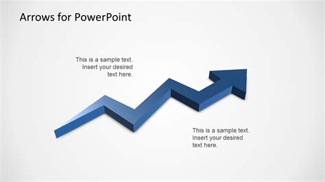 3D Arrows PowerPoint Template - SlideModel