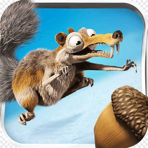 Era do Gelo Aventura Scrat Squirrel Ice Age Village Raport aplikacji, epoka lodowcowa, żołądź ...