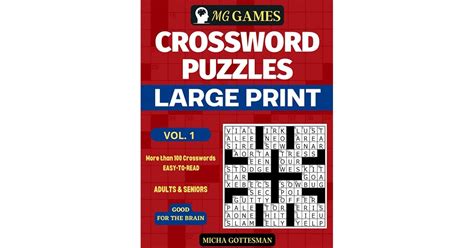 Crossword Puzzles for Adults Large Print: Crossword Puzzles for Seniors | Easy to Read Crossword ...