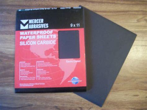 Purchase 600 GRIT SILICON CARBIDE SANDPAPER in Berlin, Connecticut, US ...