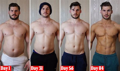 Man shows off 12-week body transformation in amazing time-lapse video | Body transformation men ...