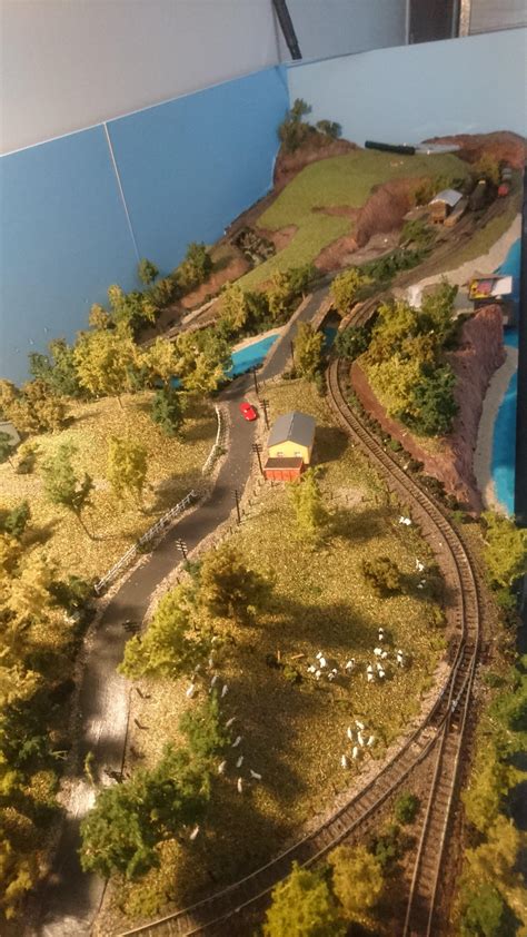 My N Scale layout. I need to make more trees. : r/modeltrains