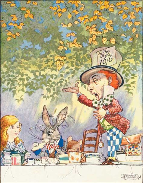 Alice In Wonderland Book Illustrations Mad Hatter