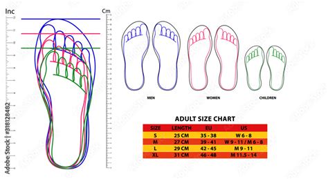 Detailed Shoe Size Conversion Charts For Men's Women's, 40% OFF