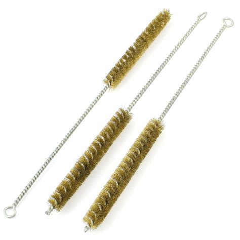 Unique Bargains 3 Pcs 15mm Diameter Rotary Round Brass Wire Pipe Cleaning Brush - Walmart.com ...