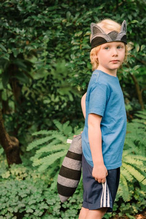 Kids Raccoon Tail & Ears Raccoon Costume Animal Costume | Etsy