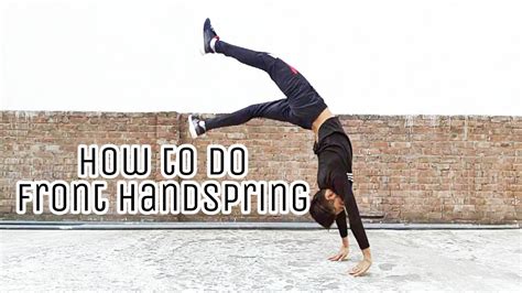 How to do front handspring tutorial in hindi | gymnastics tutorials - YouTube