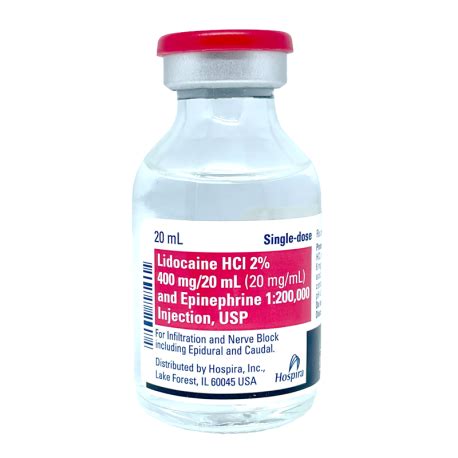 Lidocaine HCl 2% w/ Epinephrine Injection