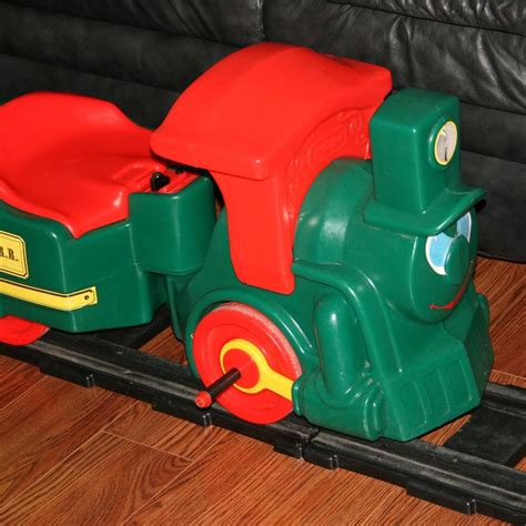 Vtg Little Tikes Sit Ride-on Train Whistle Bell Rail Road Track R. R. SEE VIDEO | #1789577142