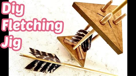 Dowel Rod Arrow Fletching Jig Diy - YouTube