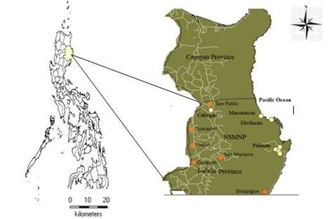 Map of the Philippines showing the Isabela Province where Northern ...