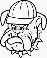 Georgia Bulldogs Logo Coloring Pages sketch template