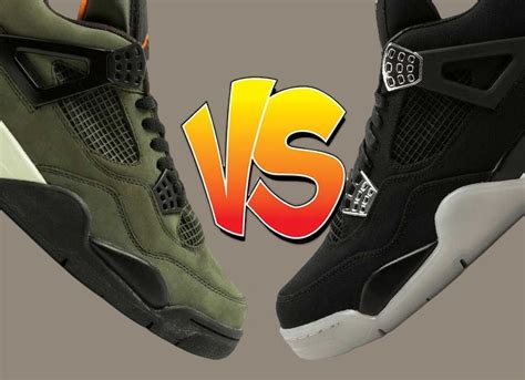 Air Jordan 4 Undefeated vs Eminem x Carhartt Comparison