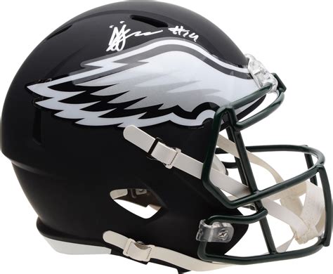 JJ Arcega-Whiteside Philadelphia Eagles Autographed Riddell Black Matte ...