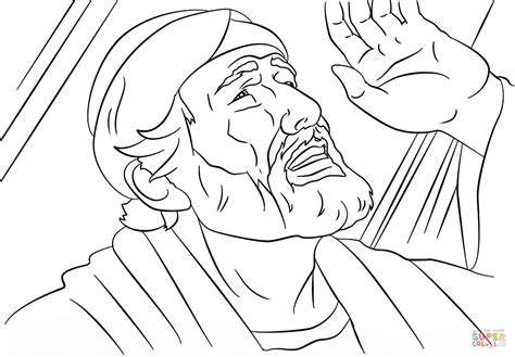 Saul to Paul Conversion coloring page | Free Printable Coloring Pages