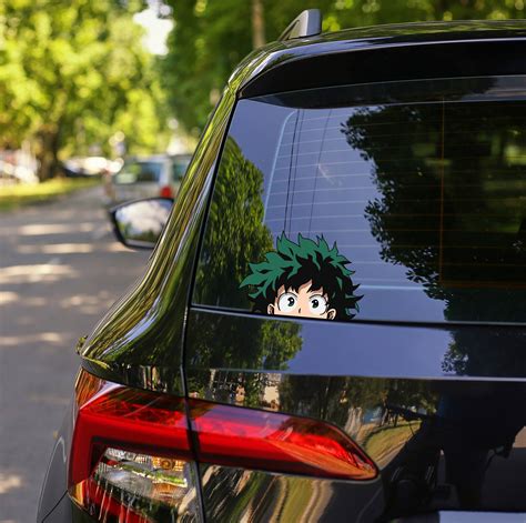 My Hero Academia Deku Anime car decal iPhone android laptop | Etsy