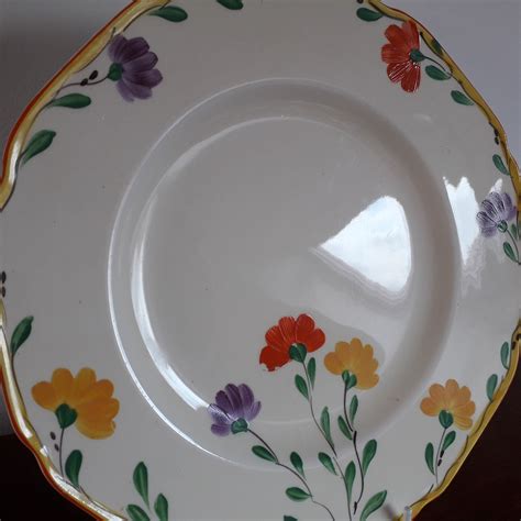 Crown Ducal Ware England Plate 2398 Pretty Floral Vintage China Cake ...