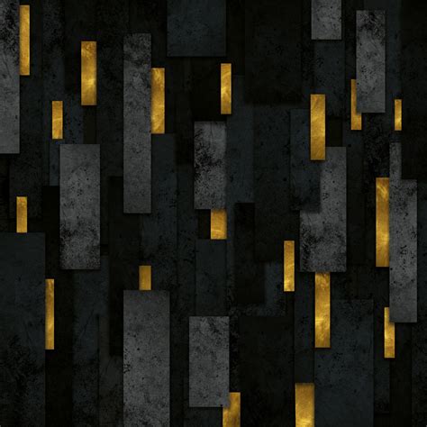 Black Urban Charcoal Spires Wallpaper - Happywall