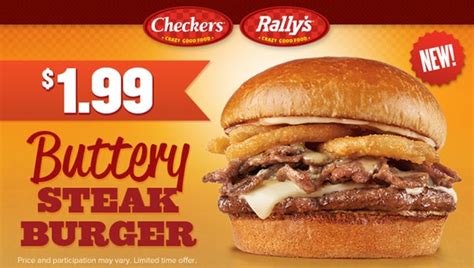 FAST FOOD NEWS: Checkers-Rally's Buttery Steak Burger - The Impulsive Buy