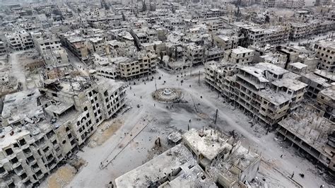 Images of destruction in Syria during civil war